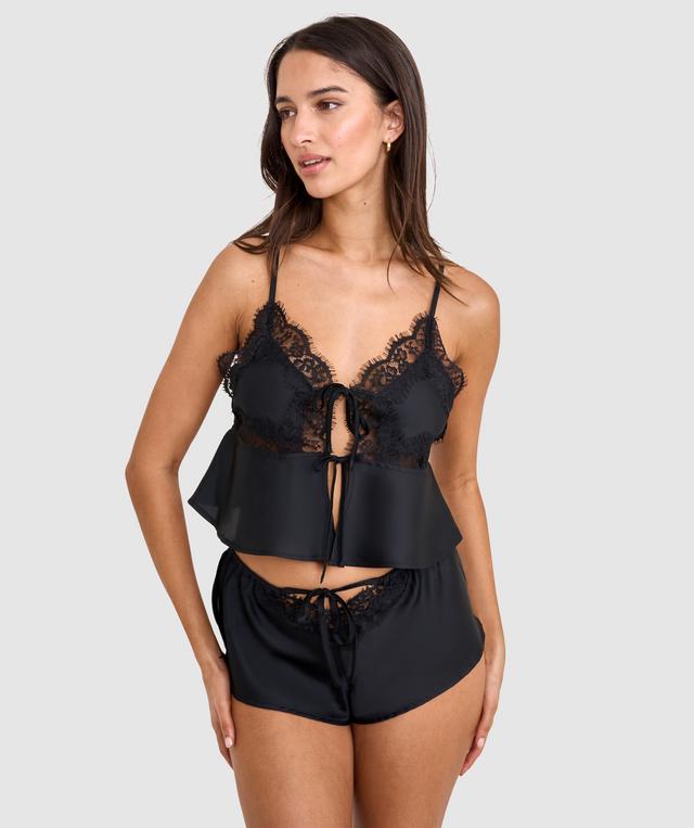 Night Games More Passion French Knicker - Black