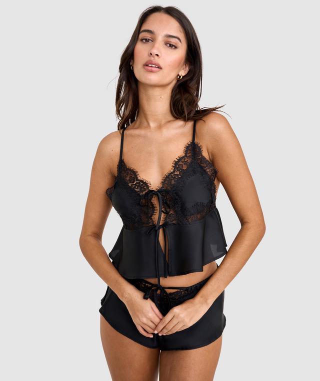 Night Games More Passion French Knicker - Black