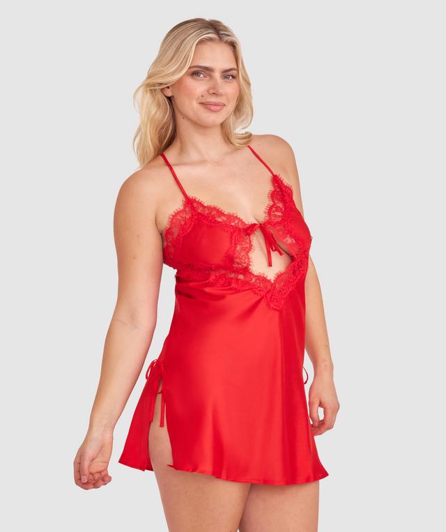 Night Games More Passion Slip - Red