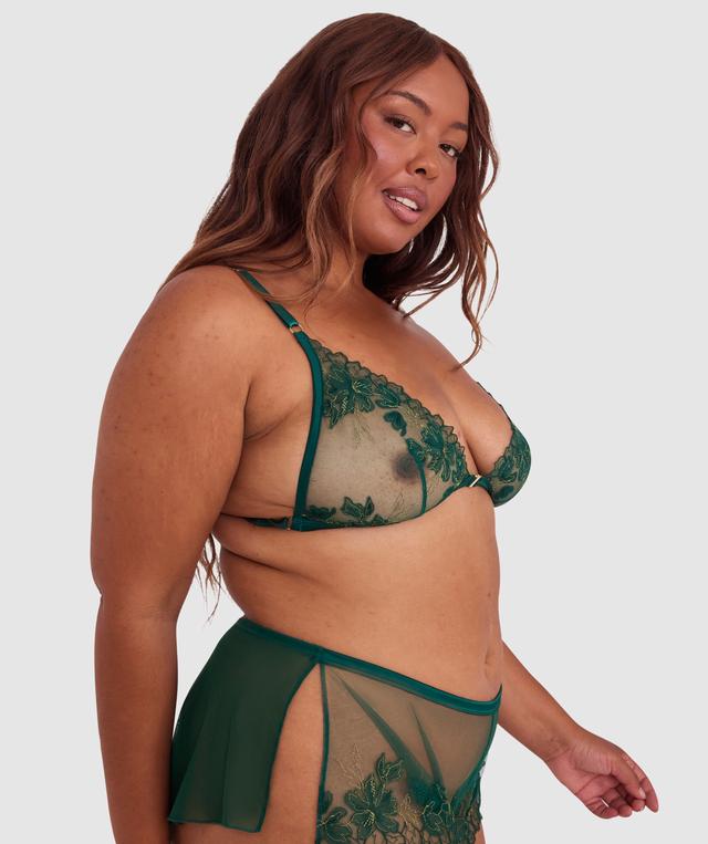 Night Games Oh Honey Bralette - Dark Green