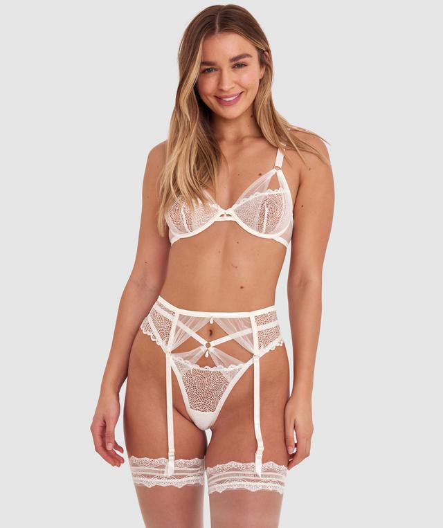 Night Games Pearl Next Door Suspender - Ivory