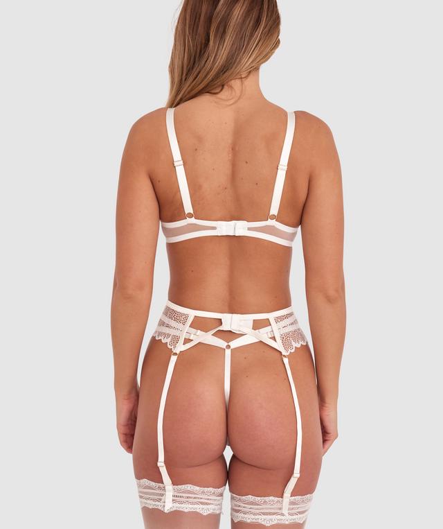 Night Games Pearl Next Door Suspender - Ivory