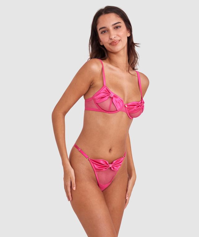 Night Games Prom Queen Soft Cup & Mini V Set - Pink