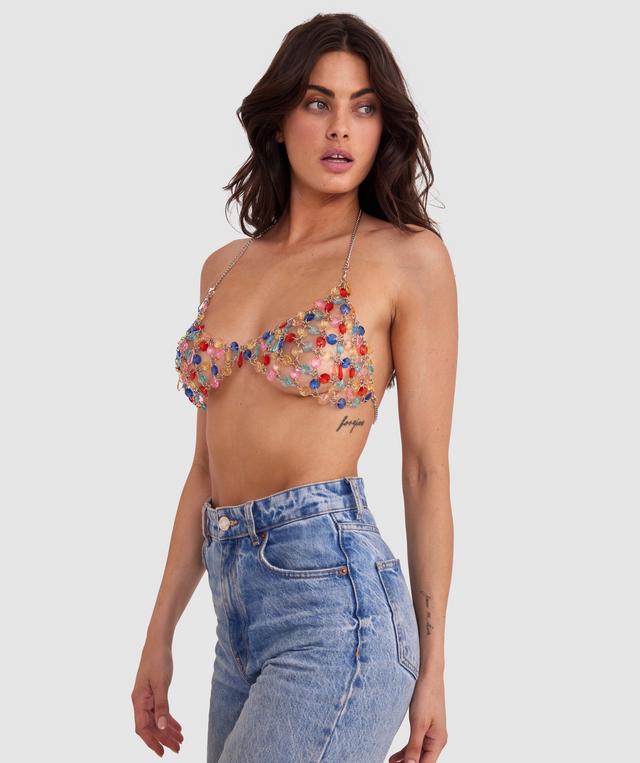 Night Games Rainbow Fever Top - Multicolour