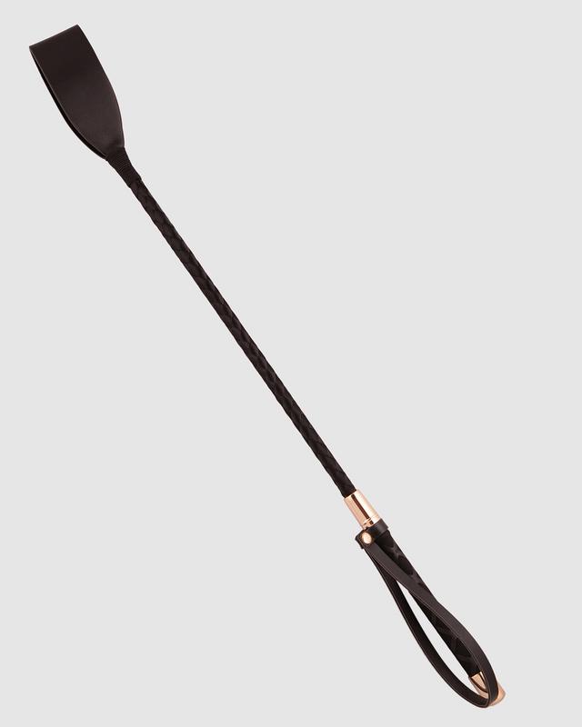 Night Games Riding Crop - Black