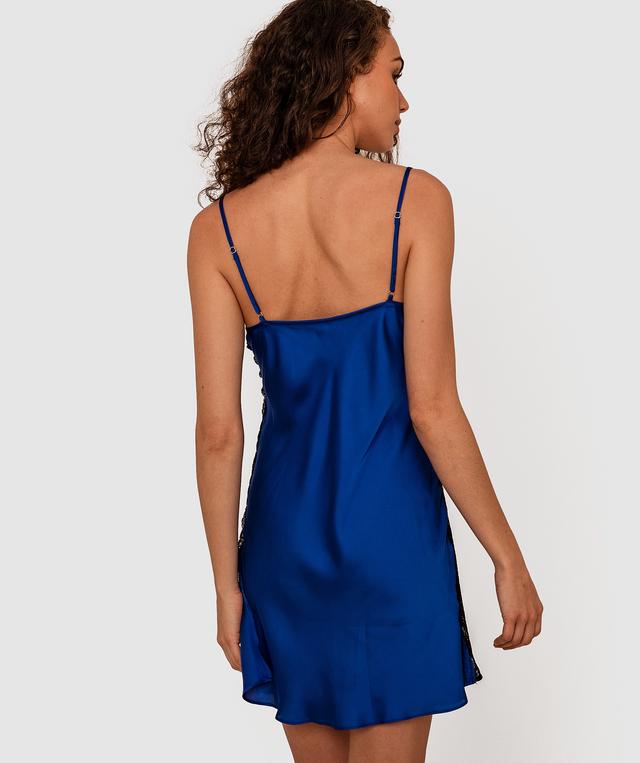 Night Games Samantha Slip - Cobalt Blue
