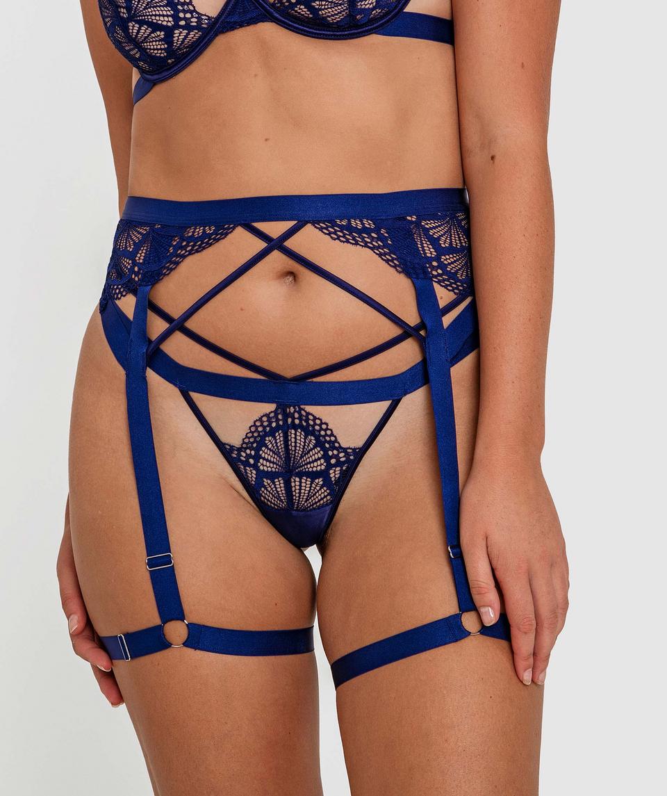 Night Games Sanaz Suspender - Navy