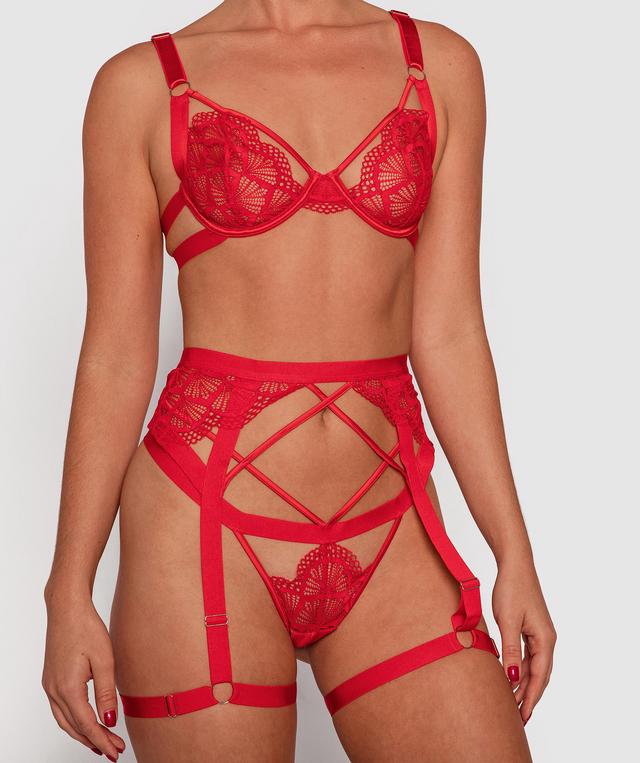 Night Games Sanaz Suspender - Red