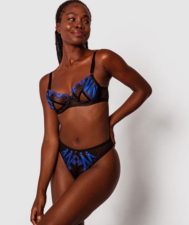 Night Games Show Stopper High Waist Brief- Black