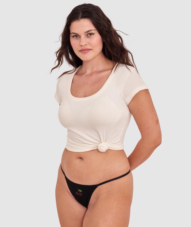 Night Games So Freshhh 3 Piece Knicker Set-Black