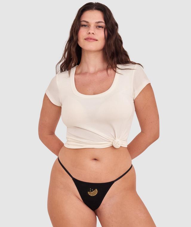 Night Games So Freshhh 3 Piece Knicker Set-Black