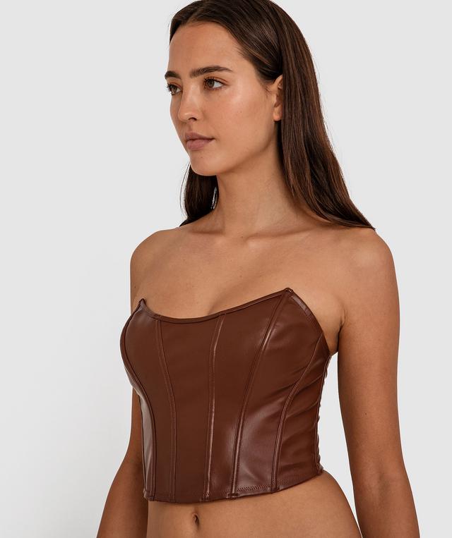 Night Games Tease Me Corset - Nude 6