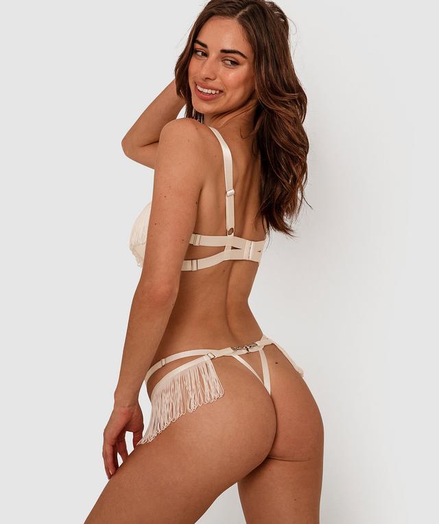 Night Games Tease Me V String - Ivory