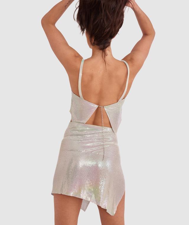 Night Games Ultra Shimmer Top - Silver