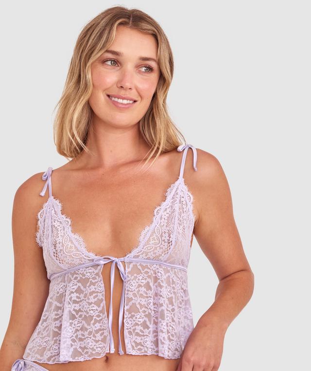 Night Games Ultra Violet Sleep Set - Light Purple