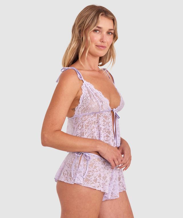 Night Games Ultra Violet Sleep Set - Light Purple