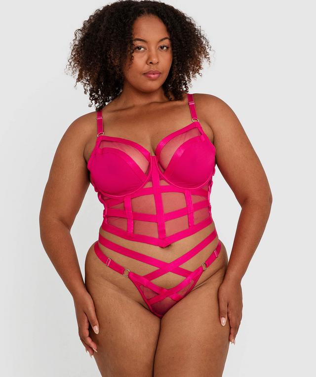 Night Games Unstoppable Mini V - Dark Pink