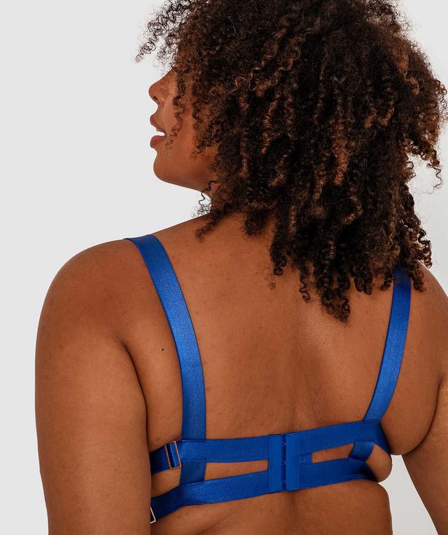 Night Games Utility Underwire Bra - Cobalt Blue
