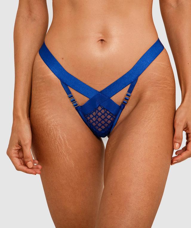 Night Games Utility V String - Cobalt Blue