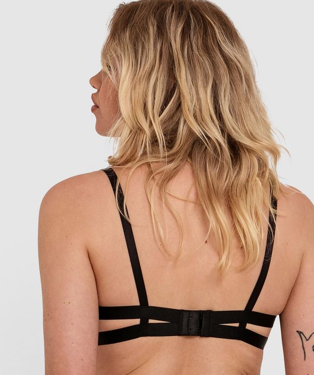 Night Games Voguish 1/4 Cup Bra - Black