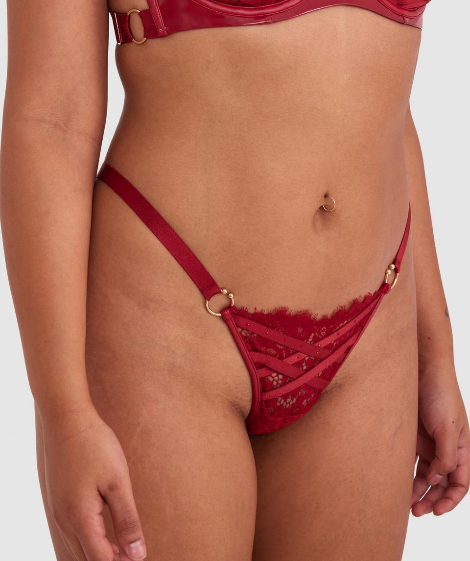 Night Games Voguish Mini V - Dark Red