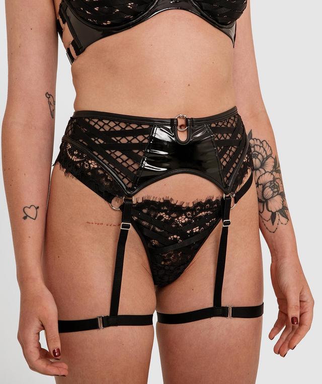 Night Games Voguish Suspender - Black