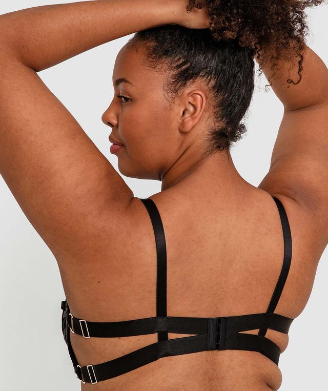 Night Games Voguish Underwire Bra- Black
