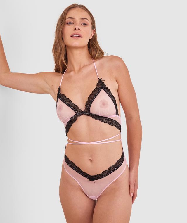 Night Games Whateva Bodysuit - Light Pink