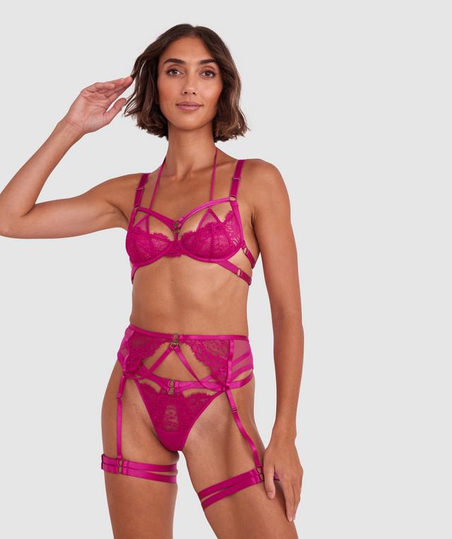Night Games Wild Thoughts Suspender - Rose