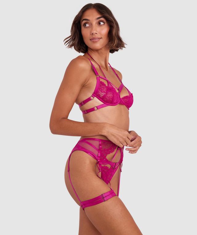 Night Games Wild Thoughts Suspender - Rose