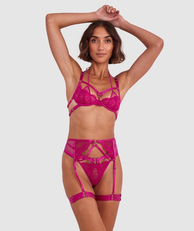 Night Games Wild Thoughts Suspender - Rose