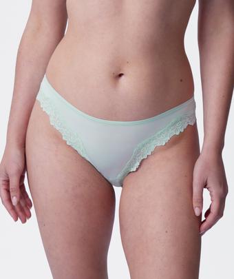Nkd High Leg Brazilian Knicker - Mint Green (MINT GREEN)