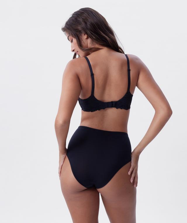 NKD High Waist Brazilian Knicker - Black