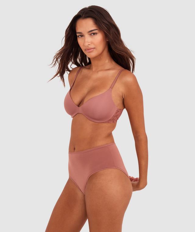NKD Lightly Lined Relaxed Wire Bra - Mocha