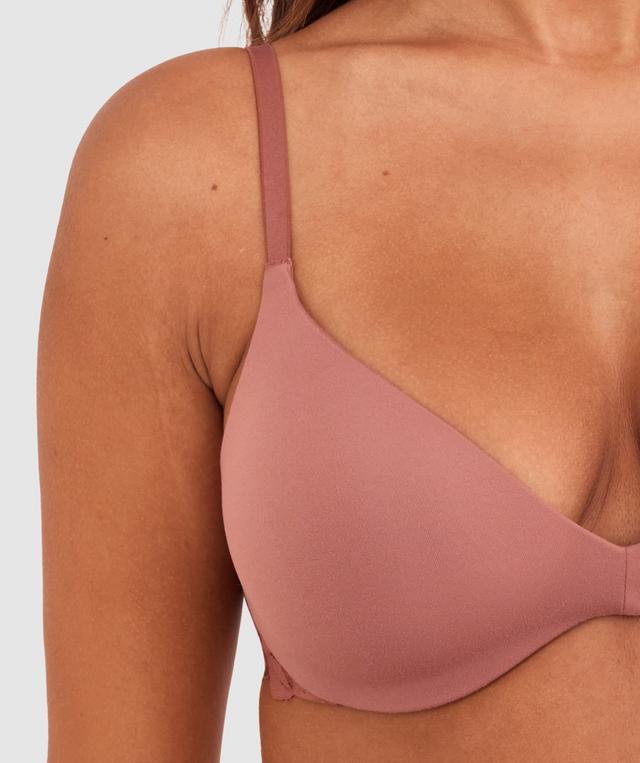 NKD Lightly Lined Relaxed Wire Bra - Mocha