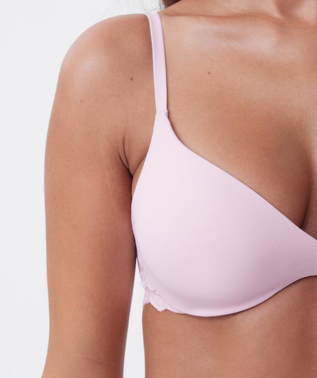 NKD Lightly Lined Relaxed Wire Bra - Pink