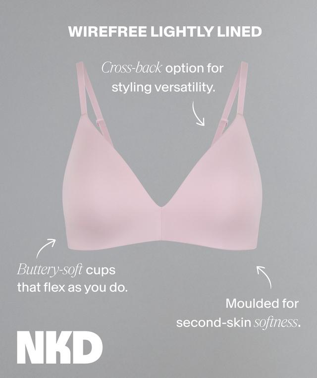 NKD Lightly Lined Wirefree Bra - Ivory