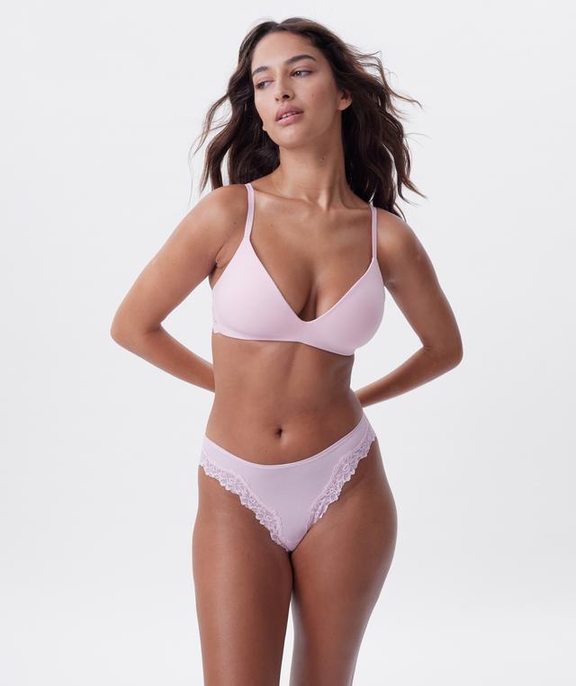 NKD Lightly Lined Wirefree Bra - Pink