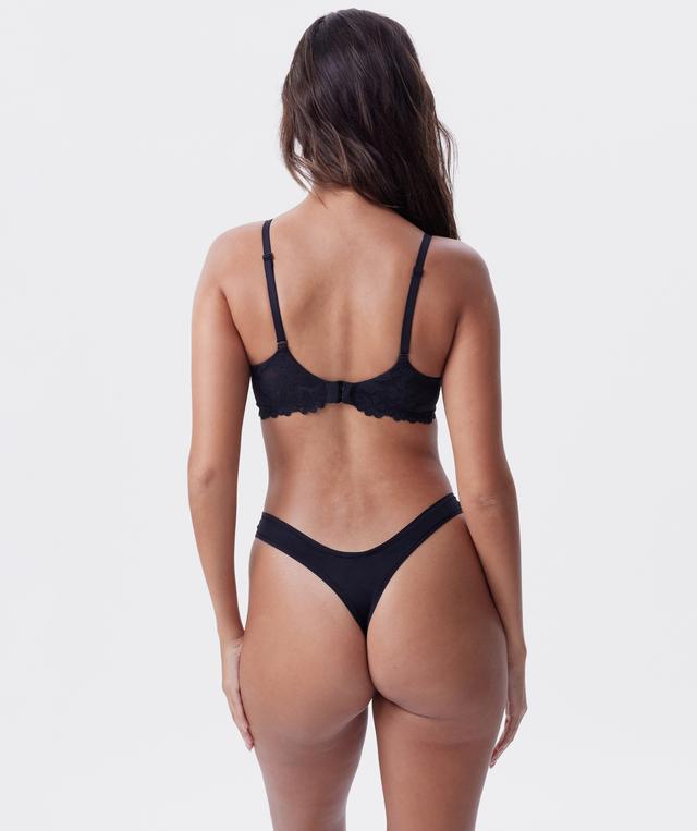 NKD Push Up Wirefree Bra - Black