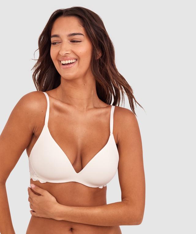 NKD Push Up Wirefree Bra - Ivory