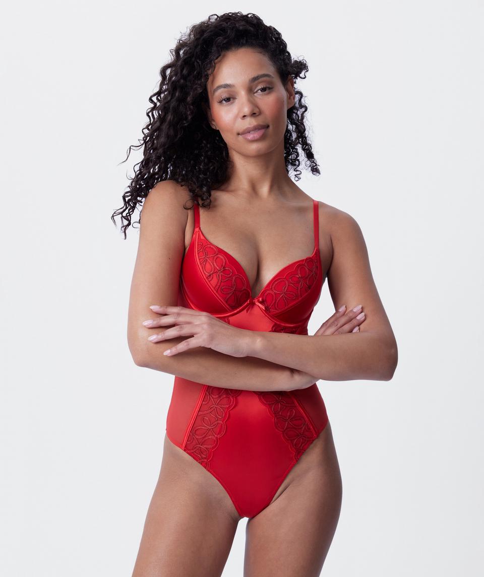 Noelle Bodysuit - Red