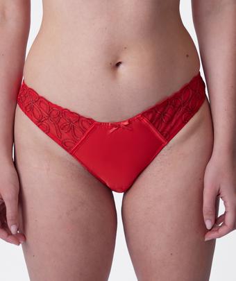 Noelle Brazilian Knicker - Red (RED)