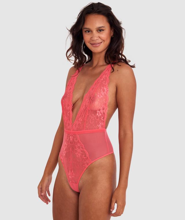 Olivia Bodysuit - Dark Pink