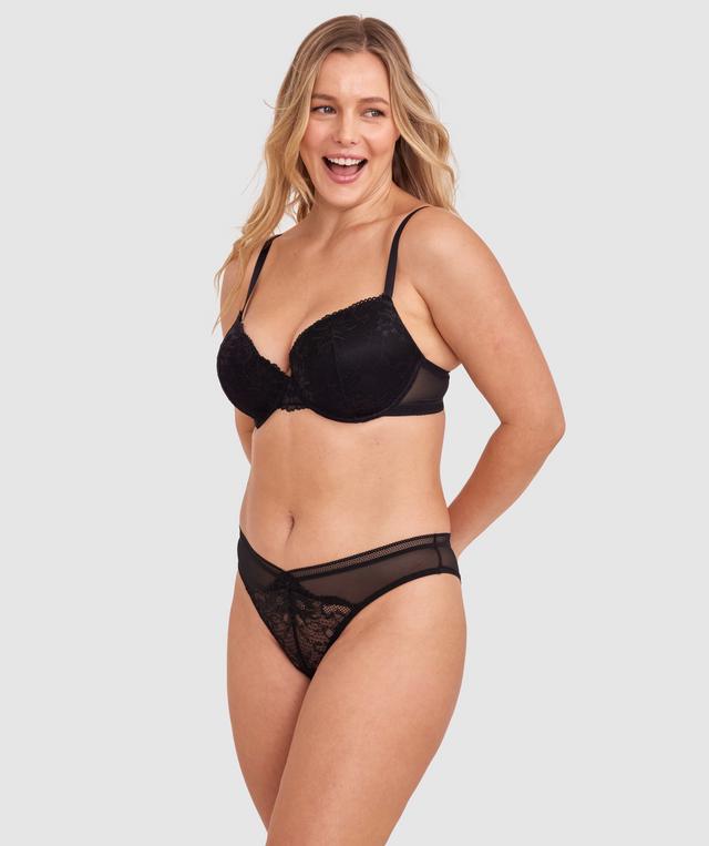 Olivia Brazilian Knicker - Black