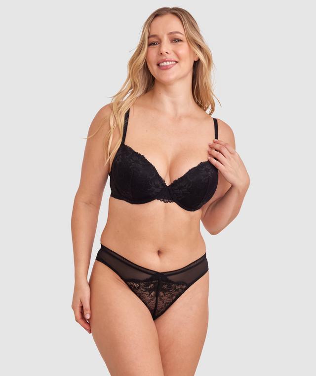 Olivia Brazilian Knicker - Black