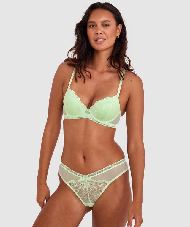Olivia Brazilian Knicker - Mint Green
