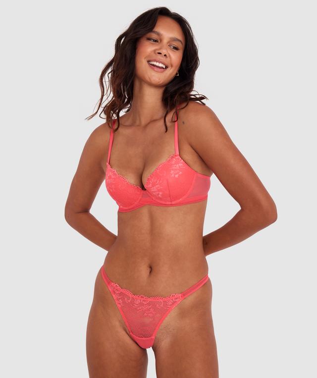 Olivia G String - Dark Pink