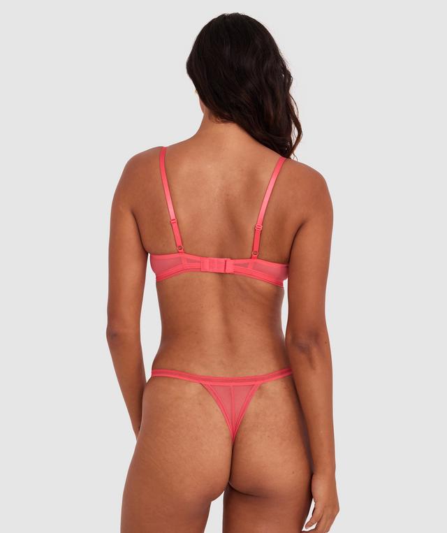 Olivia Push Up Bra - Dark Pink