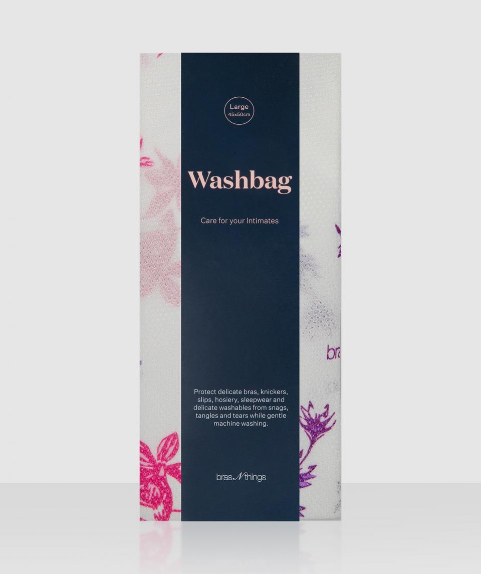 Orchid Bloom Large Washbag - Print Floral