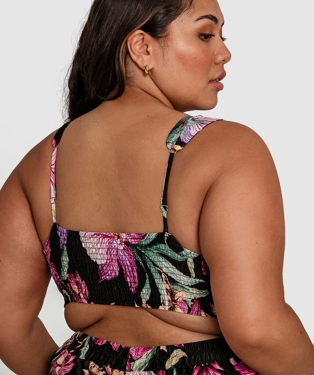 Orchid Bloom Print Crop Cami - Print Floral